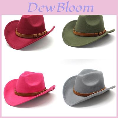 Western Cowboy Hat With Satin Weave For Men And Women Summer Winter Sun Protection