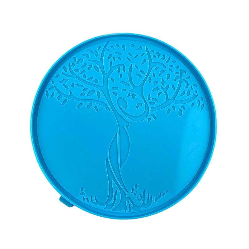 

Epoxy Resin Silicone Molds tree Shaped DIY Craft Moulds Silicone Material Perfect Gift for Craft Enthusiasts 1 синій