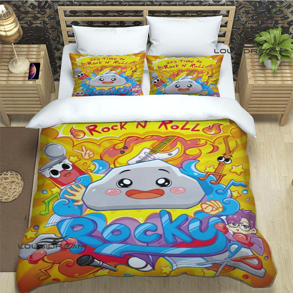 Cute Lankybox Foxy Boxy Bedding Sets exquisite supplies set duvet cover bed comforter set bedding set luxury birthday gift