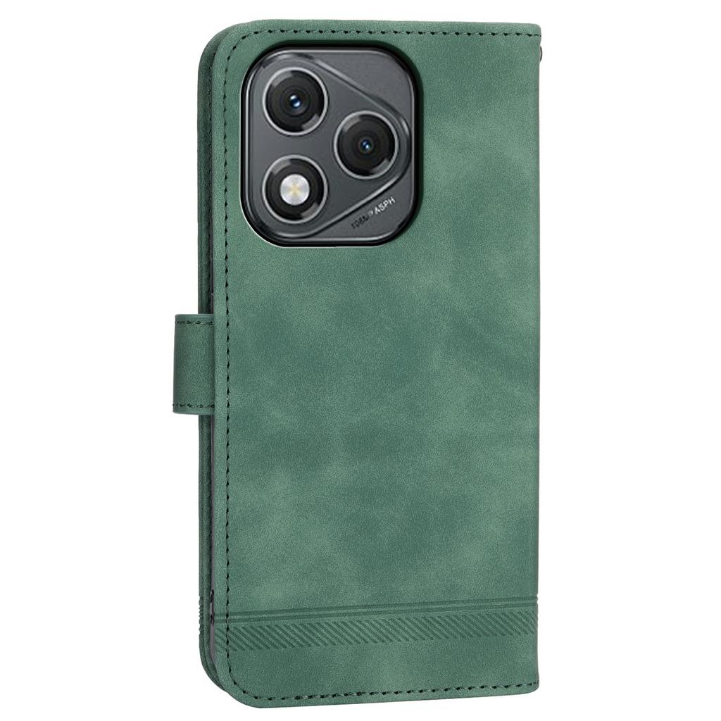 DIERFENG DF-03 For Honor 400 Lite 5G Case Lines Imprint Wallet Leather Phone Cover