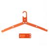 Travel Hanger Foldable Design Aluminium Alloy High Strength Light Weight Folding Clothes Hanger for Home Tirp Orange