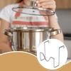 2pcs Anti-Tip Pot Lid Holder Non-Slip Lid Organizer Multifunctional Lid Storage Stand  Desktop
