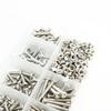 Hex Head Screw M1 M1.2 M1.4 M1.6 M2.5 M3 304 Stainless Steel Phillips Round Head Cross Hexagon Bolt Nut for Motherboard PCB Set