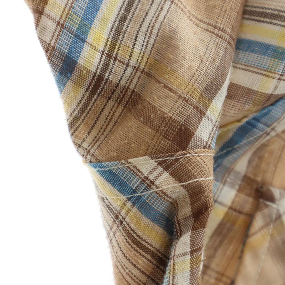 Levi's 70s 80s Made in USA Vintage Check Pattern Long sleeve shirt S Men's Used