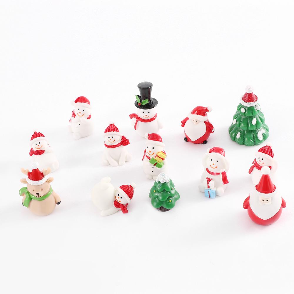 Fairy Garden Figures Dollhouse Decoration Figurines Micro Landscape Christmas Miniature Ornaments