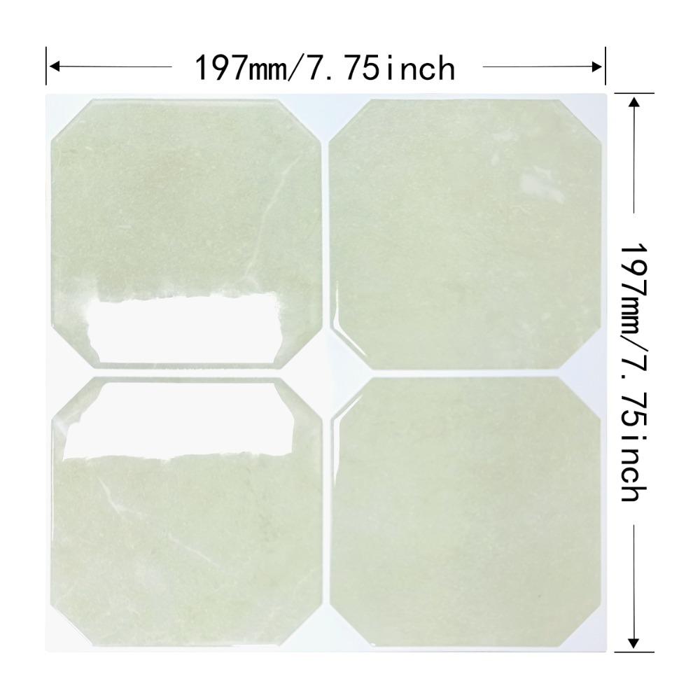 Selbstklebende Abzieh- und Aufklebe-Spritzschutz-Wandpaneele Wasserdichte Wandfliesen für Küche Badezimmer