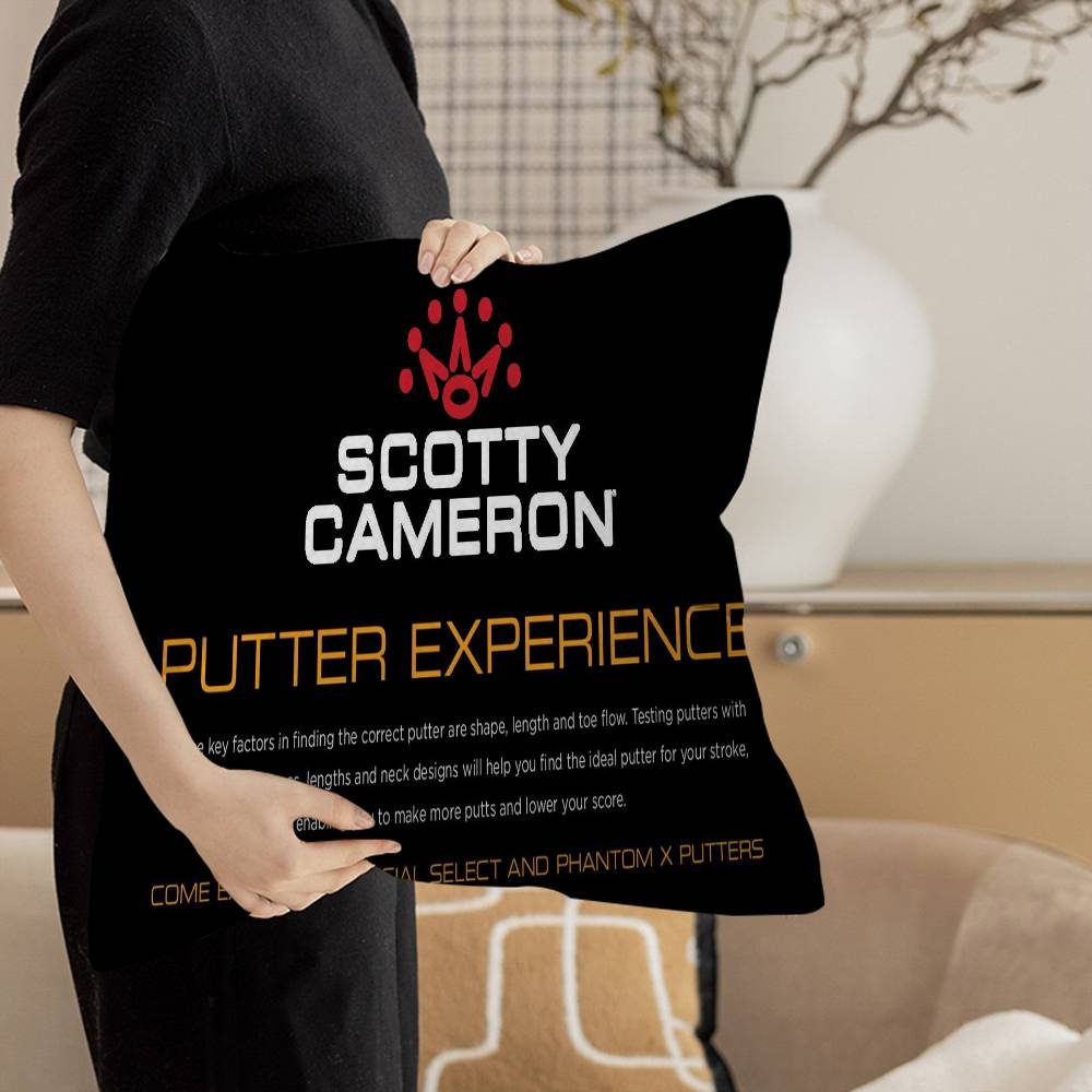 S-Scotty C-Cameron Pillow Covers Cartoon Sofa Decorative Home Double-sided Printing Short Plush Cute Cushion Cover
