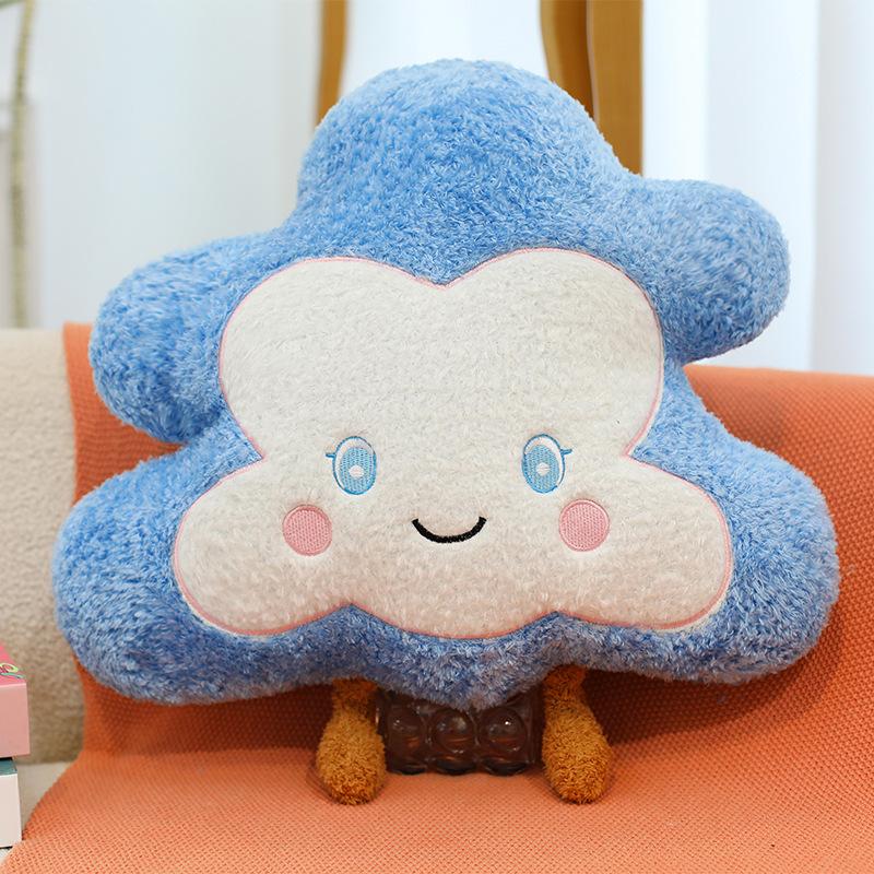 New Ins Style Cartoon Cloud Pillow for Girls Sleeping On Bed with Pillow for Living Room Sofa Children's Room Decoration Ornaments