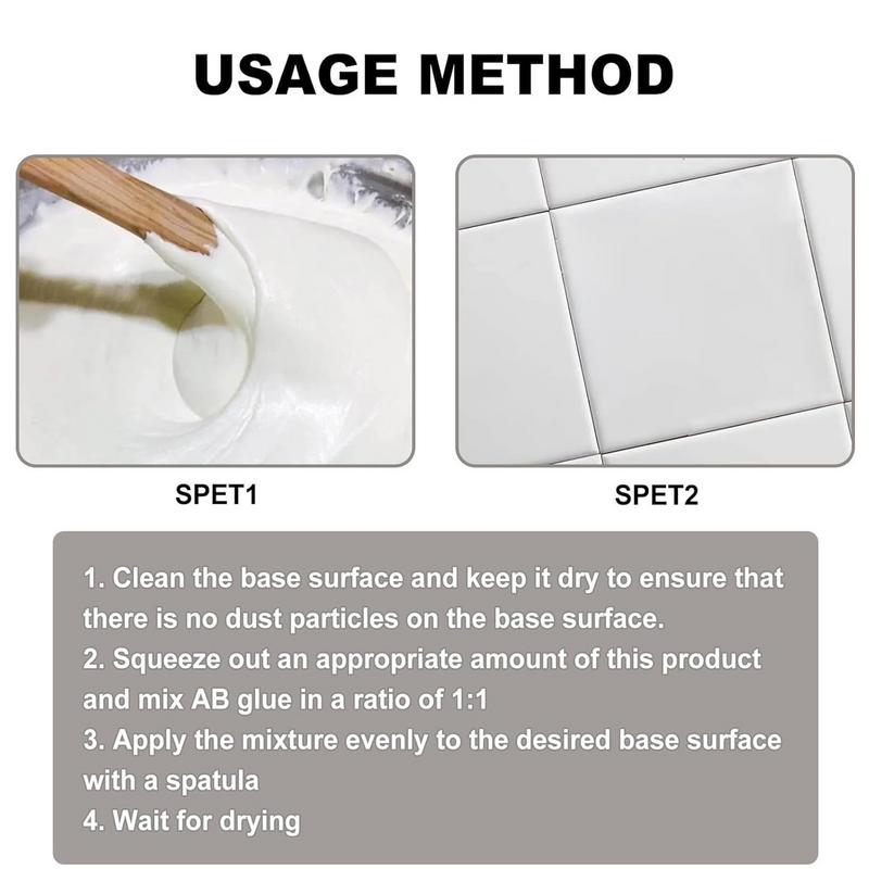 Ceramic Tile Hole Filler Tile Paste Porcelain Repair Crack Filler Chip Filler Paste Tile Repair Sealing Paste for Ceramic Tile