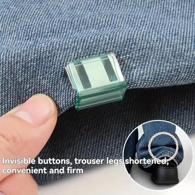 10PCS Clothing Clips Multi Function Pants Clips Leg Straps Clips Holder Clothing Pin for Clothes Long Pants Legs Sleeves