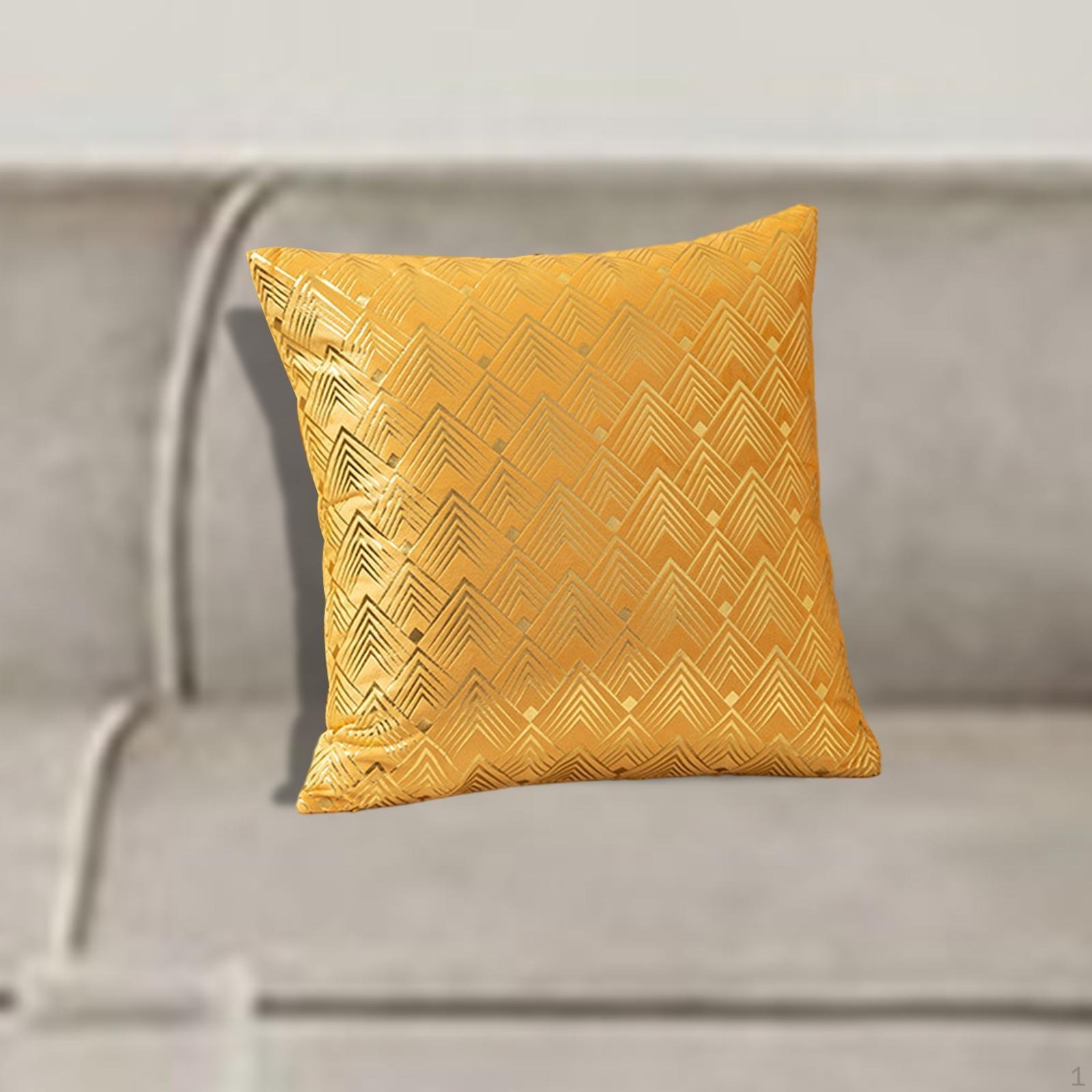 

Чехлы для подушек с бархатной отделкой для декора диванов и кресел золотой