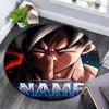 Custom Name,Goku pattern round rug,Carpet Rug for Living Room Bedroom Playroom ,Non-slip Floor Mat,Holiday Gifts and Birthday Gifts.