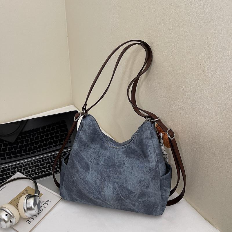 Women's Commuter Shoulder Bag Large Capacity Vintage Tote Bag