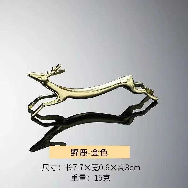 Creative Metal Dachshund Chopstick Holder Rest for Hotel Restaurant Dining Decoration Stand Tableware Home Accessories