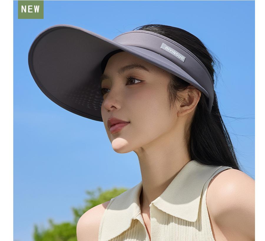 Korean Style AirTouch Sun Hat Summer UV50+ Cloud-Like Cooling Open-Top Cap for Outdoor Sports & Urban Fashion