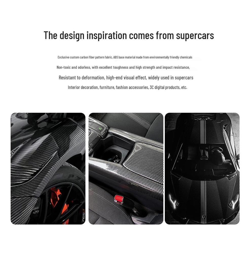 Universal Four Seasons Carbon Fiber Steering Wheel Cover - Non-Slip, Ultra-Thin, Comfortable Grip