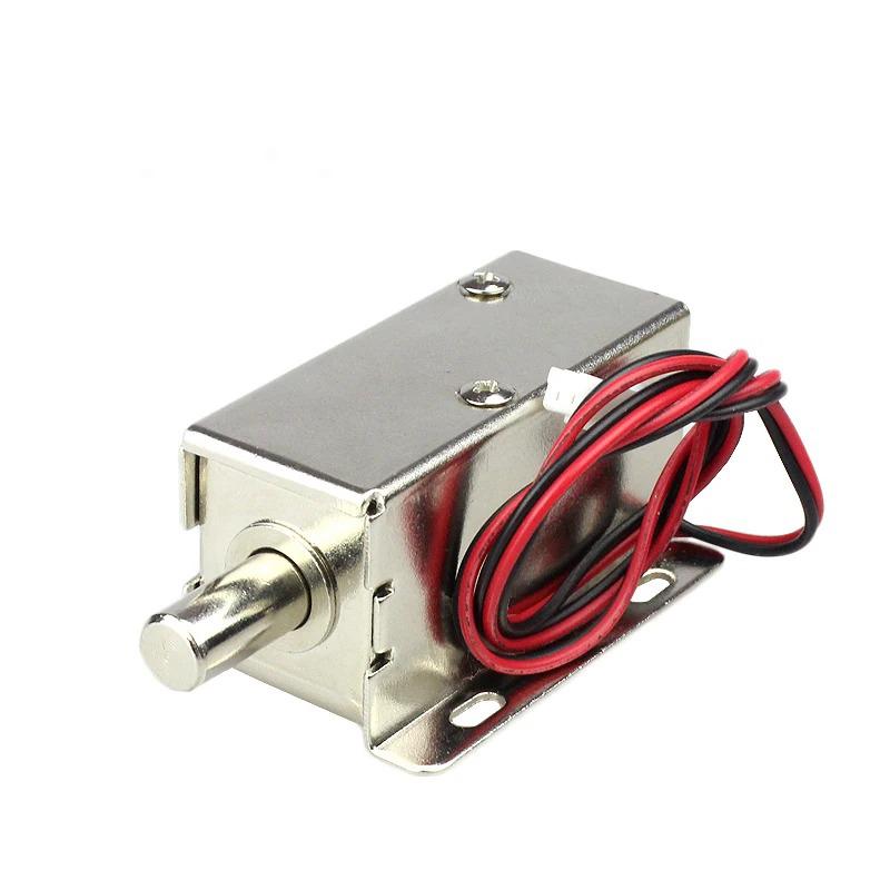 12V oder 24V DC Mini Elektrisches Metall Kleines Riegelschloss Magnetisch für Schublade Spind Schrank