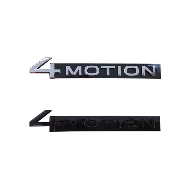 1Pc 3D ABS Car Styling 4Motion Rear Trunk Fender Emblem Badge Sticker Decal for Tiguan Touareg Tayron Golf