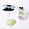 Plush Spiders Halloween Goose Outfits Bat Wings Lawn Goose Clothes  Yard Ornaments