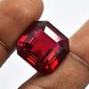 Brazilian Red GARNET 32.60 Ct Natural Loose Gemstone SQUARE Cut