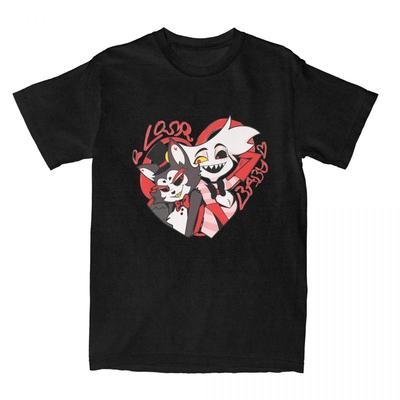 T-Shirt Herren Angel Dust Husk Lustig 100% Baumwolle T-Shirt Rundhals Kurzarm T-Shirt Einzigartige Kleidung