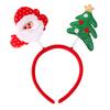 Vánoční čelenka Sobí paroh Santa Tree Star Čelenka do vlasů Sváteční šaty do vlasů Hoop Party Cosplay doplněk pro ženy Děti