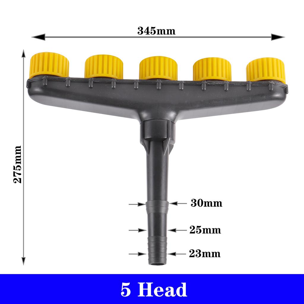 Agriculture Atomizer Nozzle Garden Lawn Sprinkler Farm Vegetable Irrigation Adjustable Large Flow Watering Tool 3/4/5/6 Way