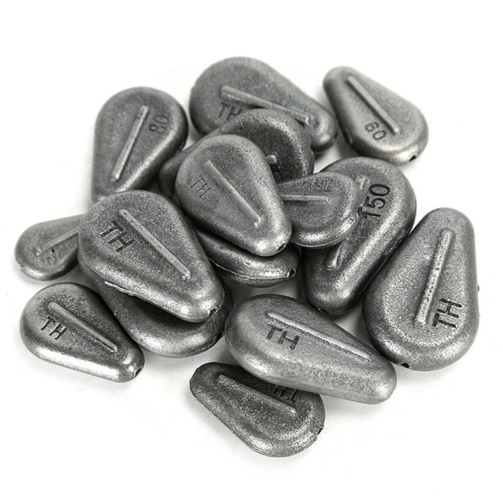 1/2pcs Iron Material Fishing Sinkers 40g-300g Weight Heart Shaped Sinker Saltwater Fishing