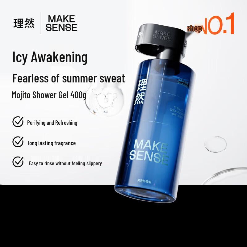 Liran Men's Mojito Scented Refreshing Shower Gel