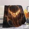 Flame Phoenix  Print Flannel Blanket, High quality Comfortable for All Seasons, Home Decor, Warmth and Comfort