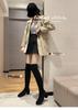 Women's 2025 New Korean Style Over-the-Knee Round Toe Chunky Heel Lace-up Boots Fashion