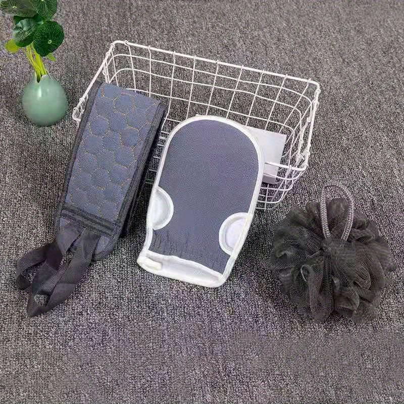 Doccia Esfoliante Scrubber per la Schiena Cintura da Bagno Asciugamano Guanto Palla Fango Profondo Pulito Coreano Panno per Il Corpo per Il Corpo Scrub Posteriore Giapponese Strap Strap