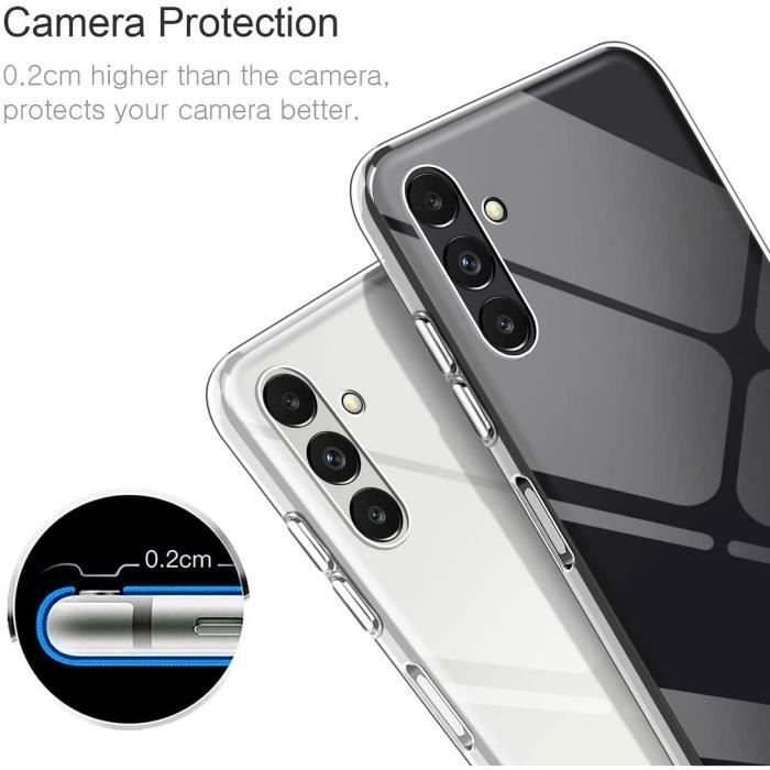 Skyddsskal - BOOLING - för Samsung A13 5G - Mjukt - Transparent - Stöttåligt
