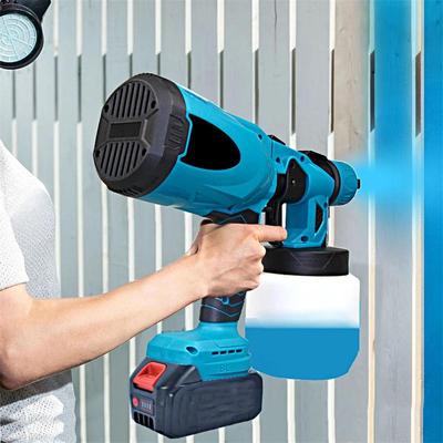 Elektrikli püskürtme tabancası 800 ML Yüksek Güç Akülü El Elektrikli Boya Püskürtücü Ev DIY Kolay Püskürtme Makita 18 V Pil