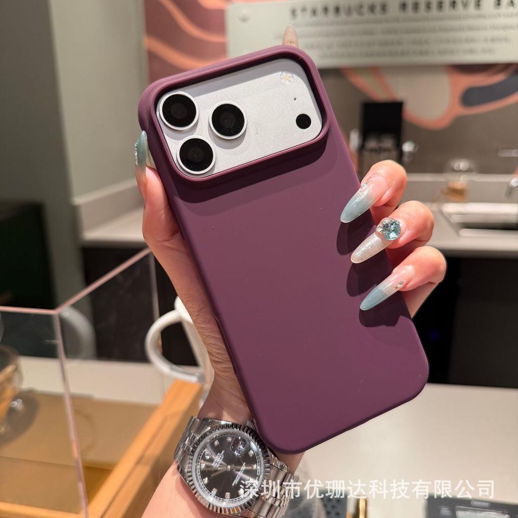 Applicable iPhone11promax Solid-state Silicone Magnetic Mobile Phone Case Solid Color Skin-friendly Feel Apple 11 Protective Case