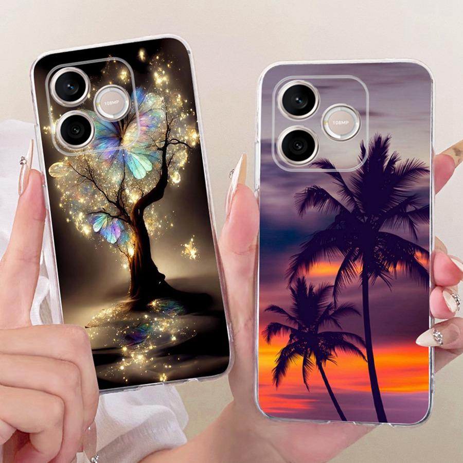 Shell for Honor 600 Lite Case LNA-NX1 Capa Soft Silicone New Bbutterfly design Cover for Honor 500 Smart Honor600 Lite Couqe