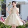 Girls' Luxury Champagne Princess Performance Gown