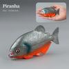 Set di Action Figure Modello Animali Marini - Pesci Oceanici Tonno Pesce Vela Persico Cernia Salmone PVC Giocattolo Educativo per Bambini