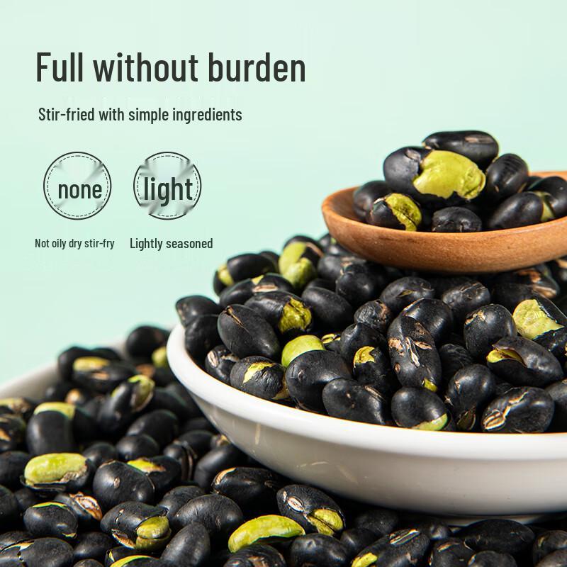 Crispy Roasted Black Bean Snack