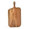 Holzschneidebrett Indoor Käseplatte Multifunktional mit Griff Serviertablett für Obst Gemüse Fleisch Familie Neues Zuhause