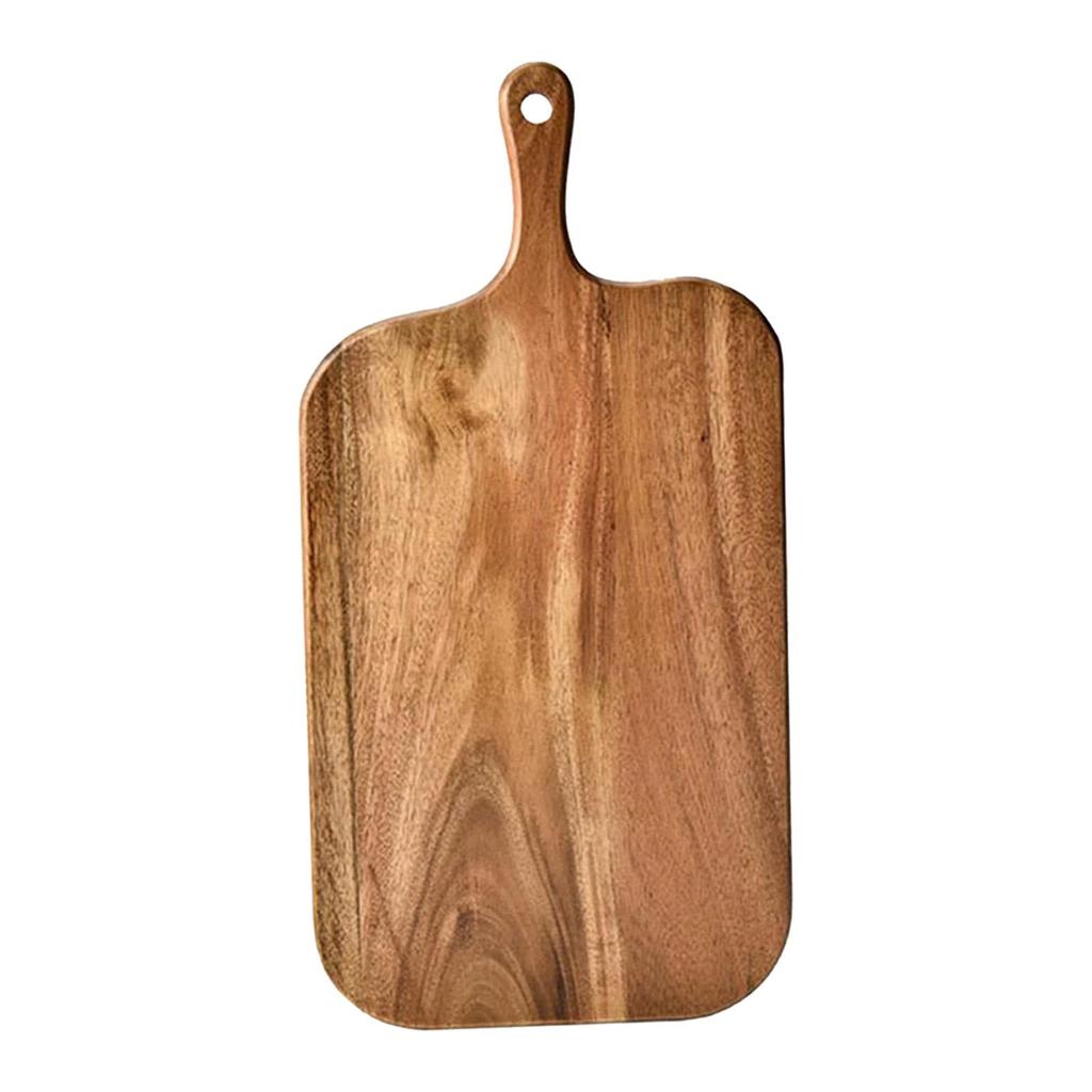 Wooden Cutting Board Indoor Cheese Platter Multifunctional with Handle Serving Tray for Fruits Vegetable Meat Family New Home