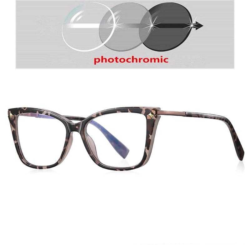 Pin Frame Blue Light Blocking Prescription Glasses For The Nearsighted  Women Cat Eye Short-Sight Eyewear 0 -0.5 -0.75 To -6