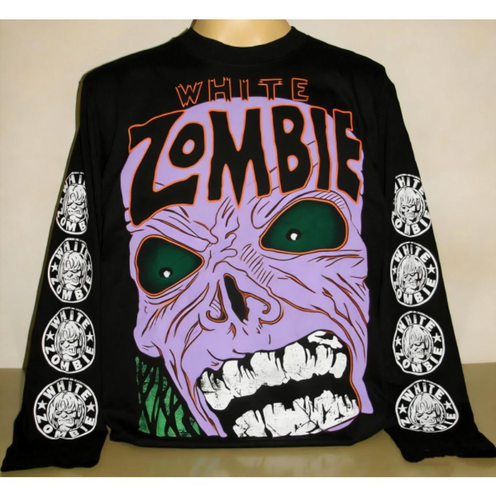 

Spring Retro Funny Zombie Print Pullover Europe America Fashion Comfortable Men s Long Sleeve T-shirt Outdoor Oversized Tees Top 6XL