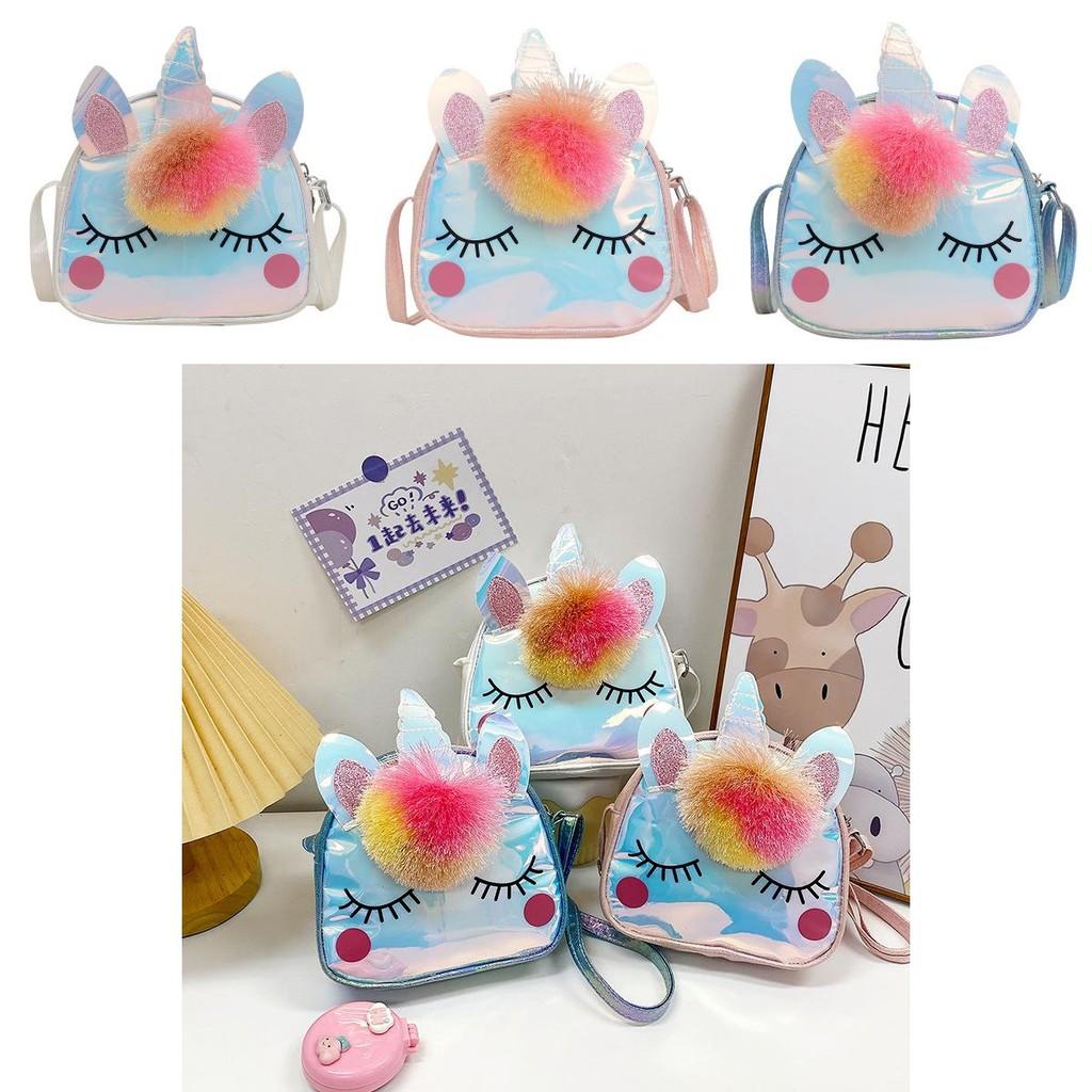 Adorable Unicorn Cartoon Backpack For Girls Stylish Lightweight Shoulder Bag For Kids