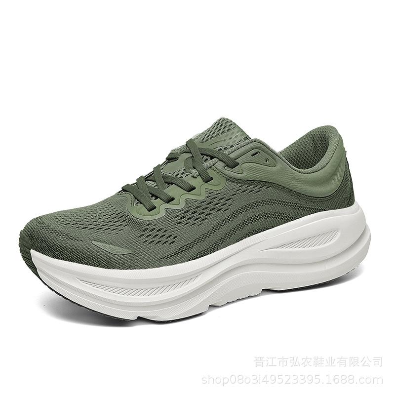 Bondi 9 Outdoor Trailrunning-Schuhe Atmungsaktives Mesh Luftpolster Stoßdämpfung Rutschfeste Dicke Sohle Sportschuhe