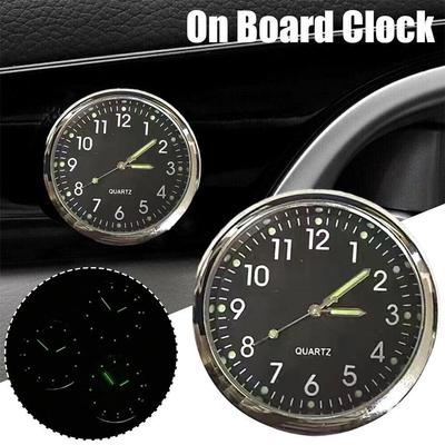 1 Stück Mini Auto Uhr Leuchtend Automobile Innen Aufklebeuhr Weiß Uhren Ornament Auto Quarz Digital Schwarz Mechanik 4 Z0A5
