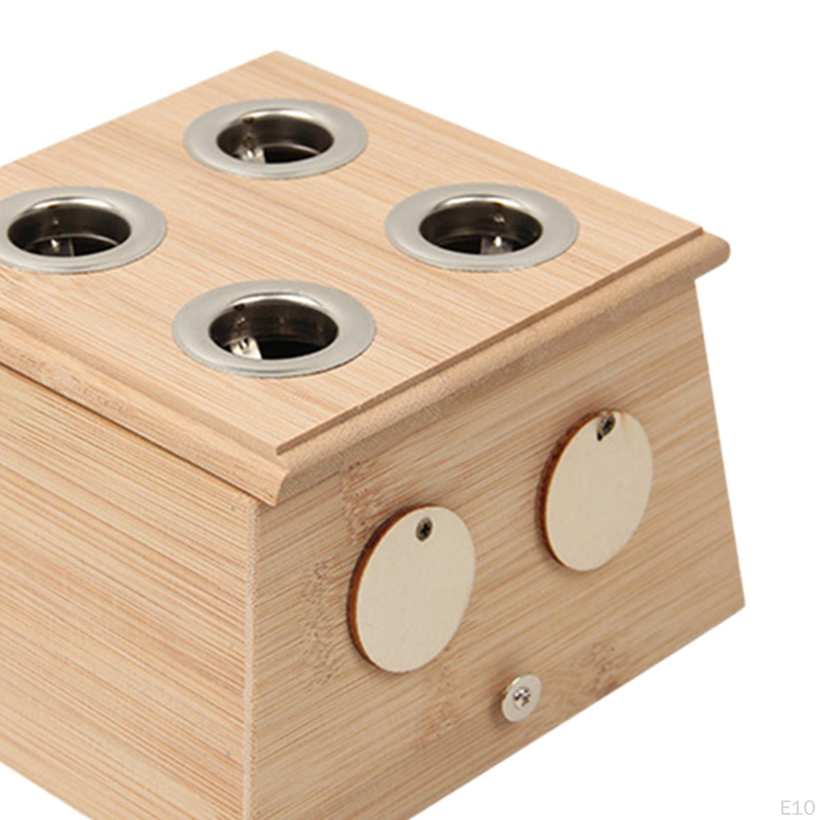 Moxa Box Roller Stick Holder Wood Simple Rustproof MoxiBistration Tool Stickes Burner — фото 12
