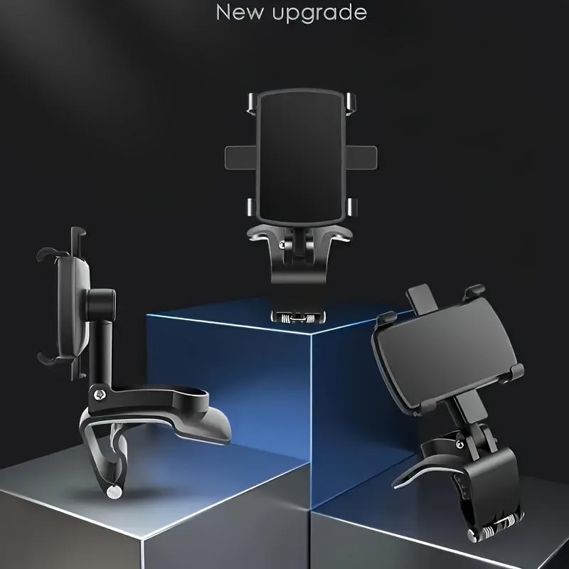 Universal Car Phone Mount, Easy Installation, 360-Degree Rotatable, Non-Slip Dashboard Holder, ABS Material, Hands-Free Device Mount for Vehicle Use