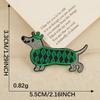 Embroidery Label Embroidery Sticker DIY Self-adhesive Patch Sticker Accessories Patch Cartoon Sausage Dog Original Cloth Sticker