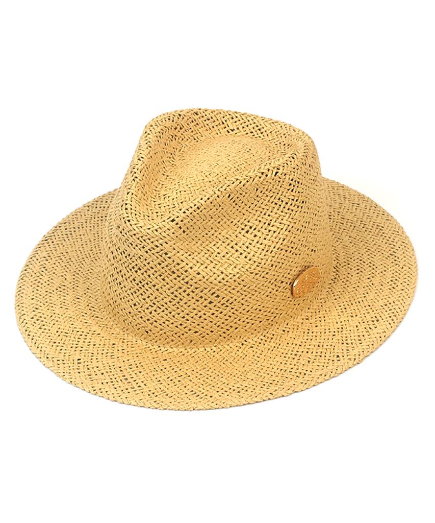 Yunibeosyeolkemiseuteuli Summer Simple Beige Fedora - Big Size Summer Fedora